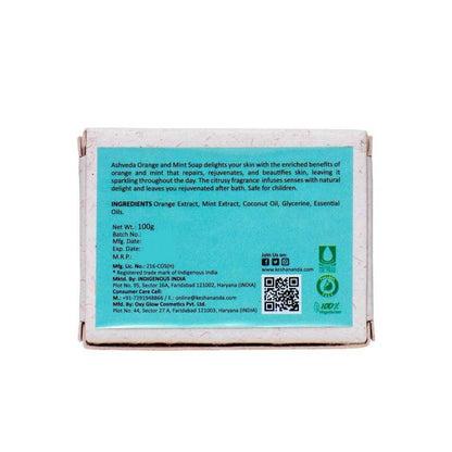 Keshananda Ashveda Orange and Mint Soap