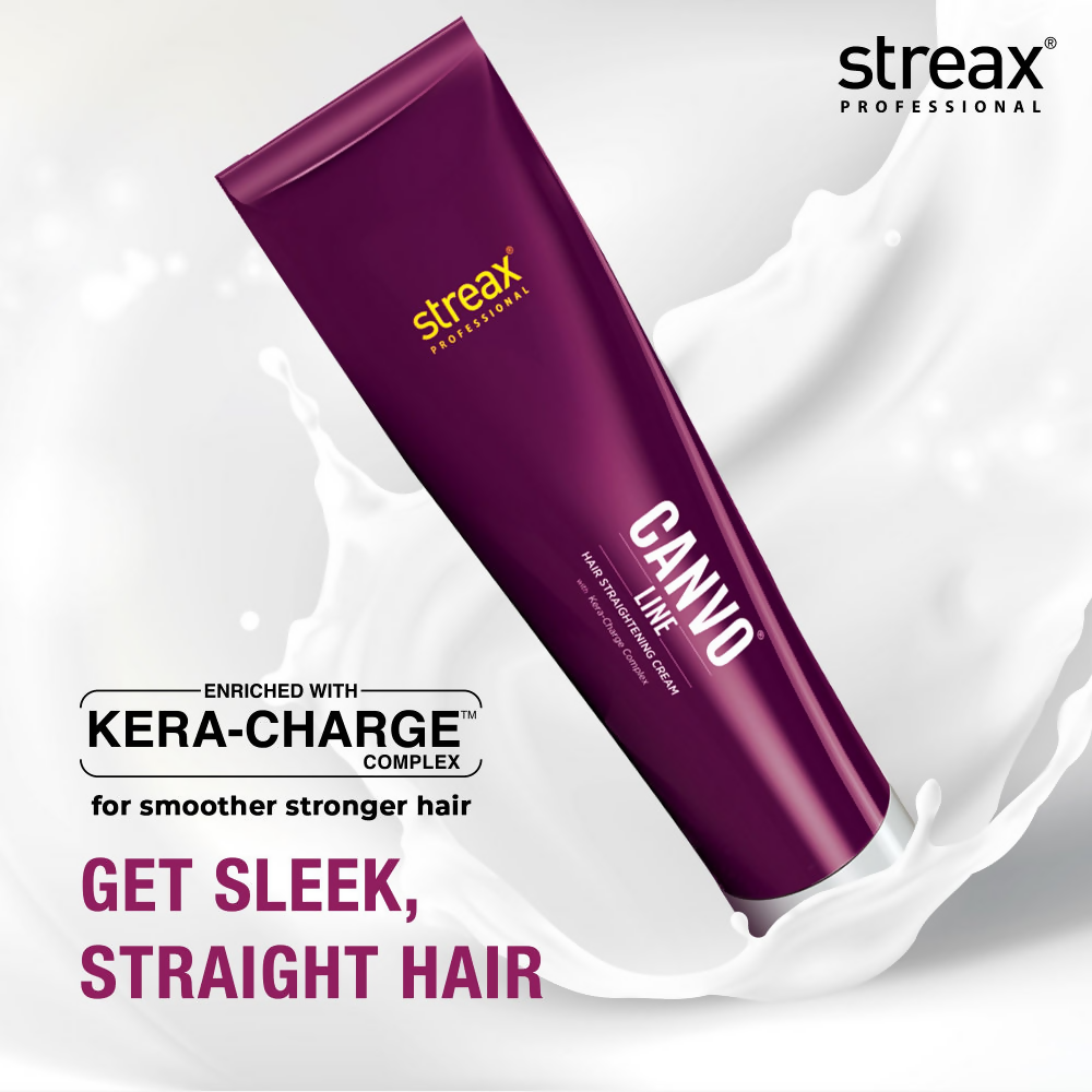 Streax Professional Canvoline hair straightening cream
