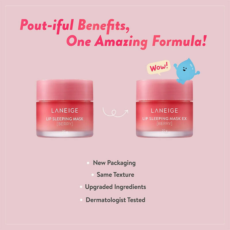 Laneige Lip Sleeping Mask EX - Berry - Korean skincare