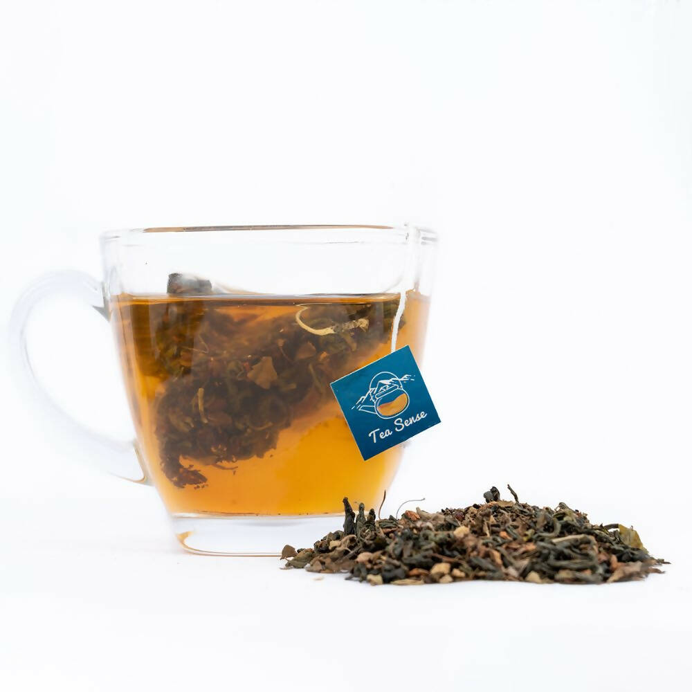 Tea Sense Tulsi Spiced Green Tea Bags Box - Drmedicart