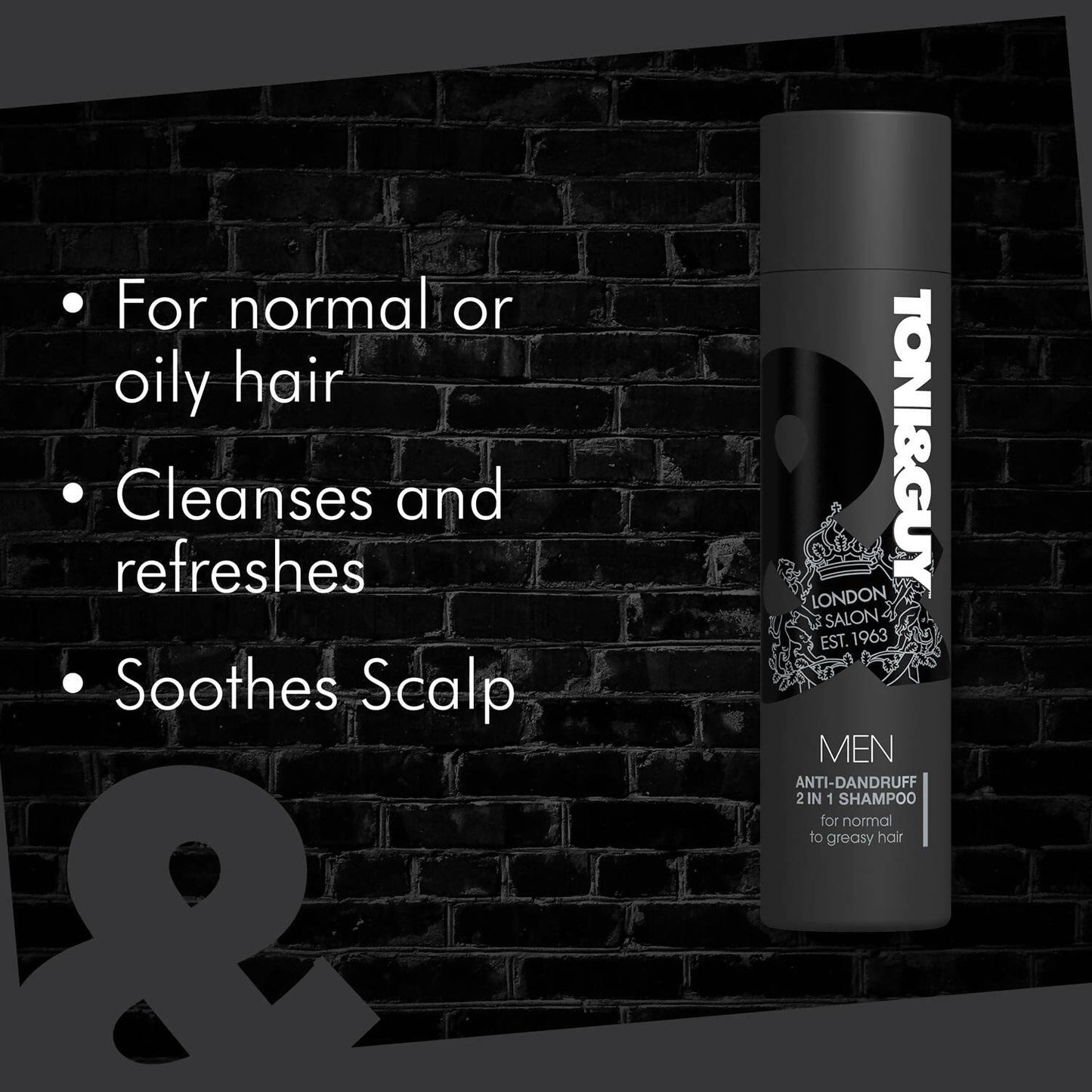Toni&Guy Men Anti-Dandruff 2-in-1 Shampoo