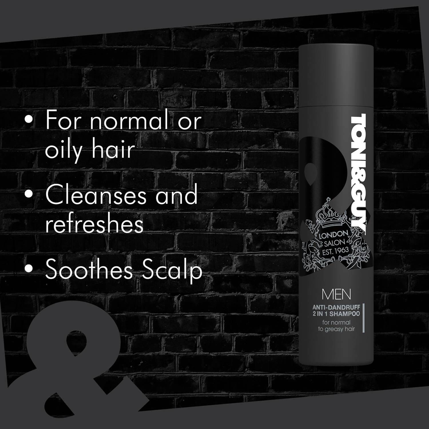Toni&Guy Men Anti-Dandruff 2-in-1 Shampoo