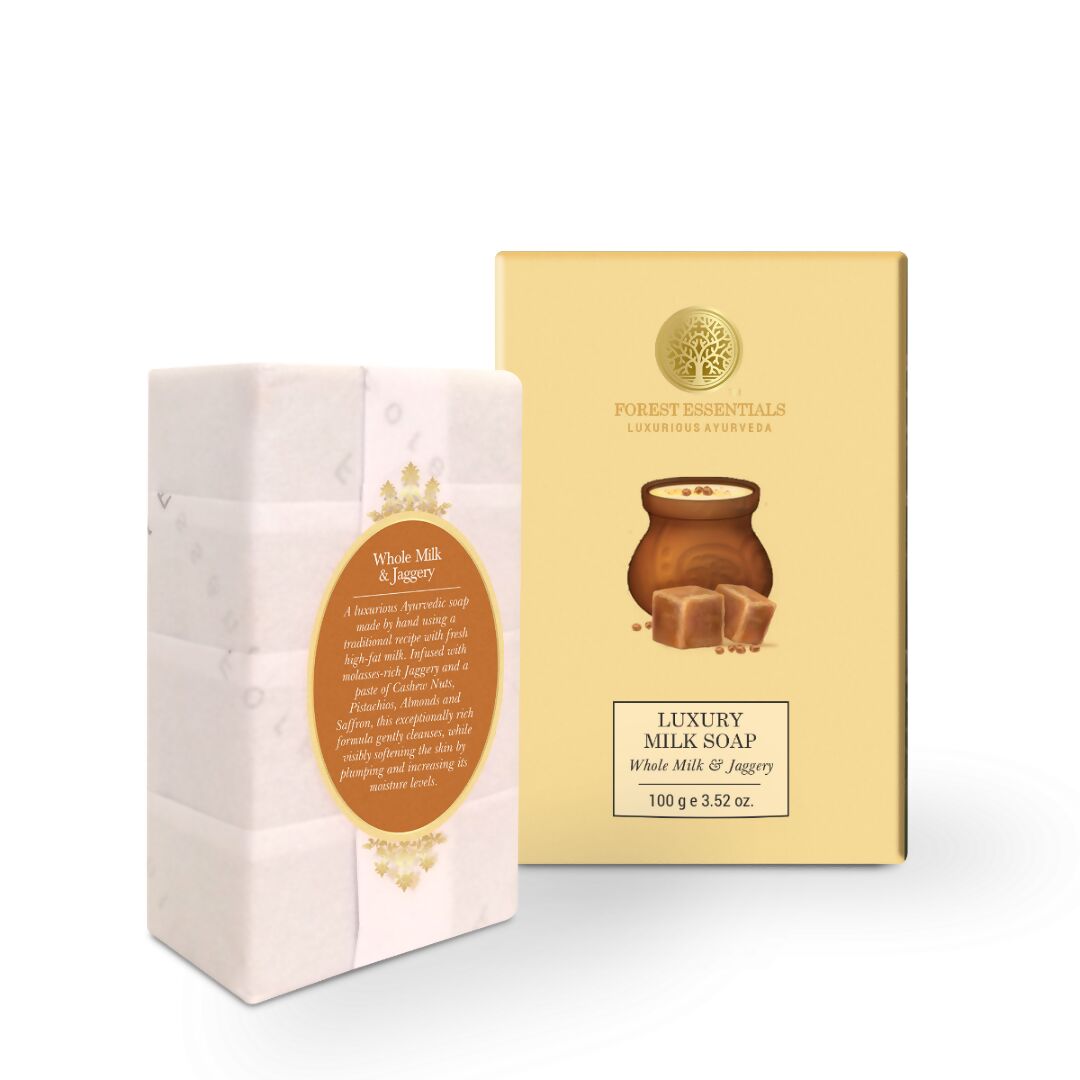 Forest Essentials Whole Milk & Jaggery Soap - Drmedicart