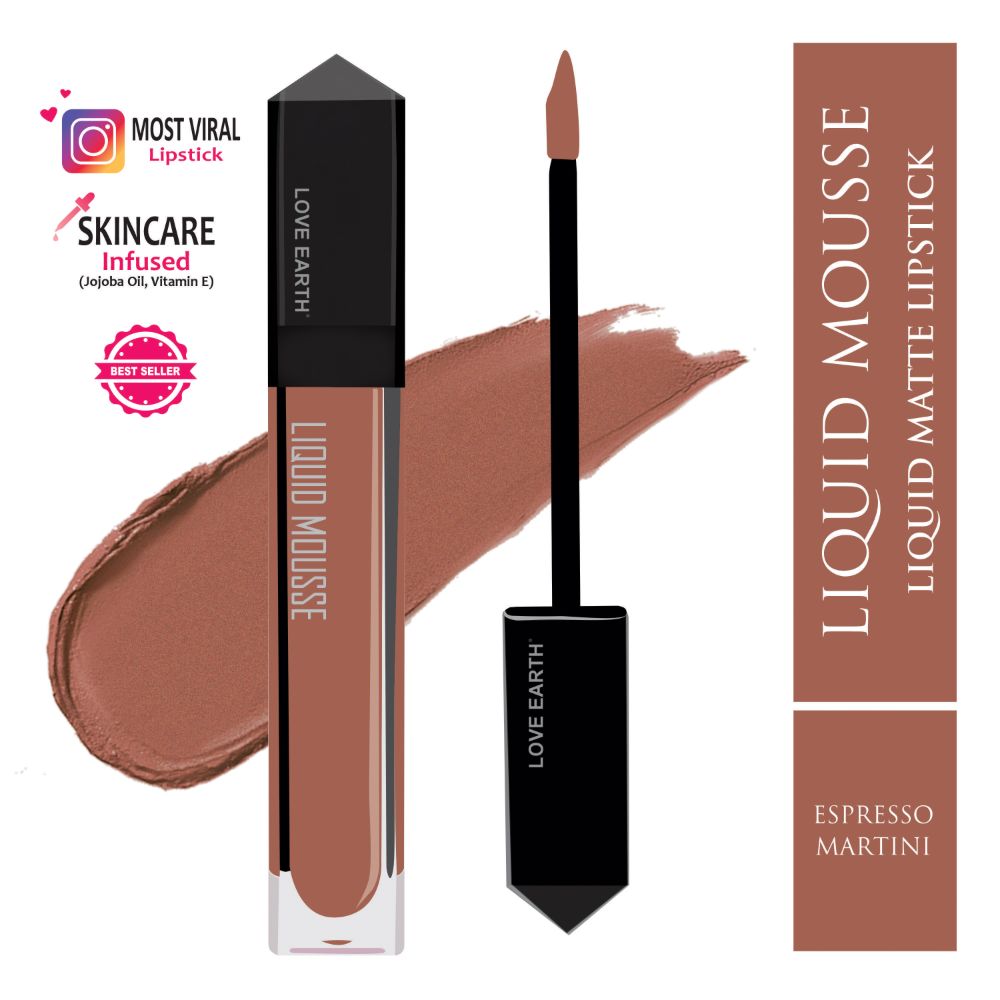 Love Earth Liquid Mousse Lipstick - Espresso Martini