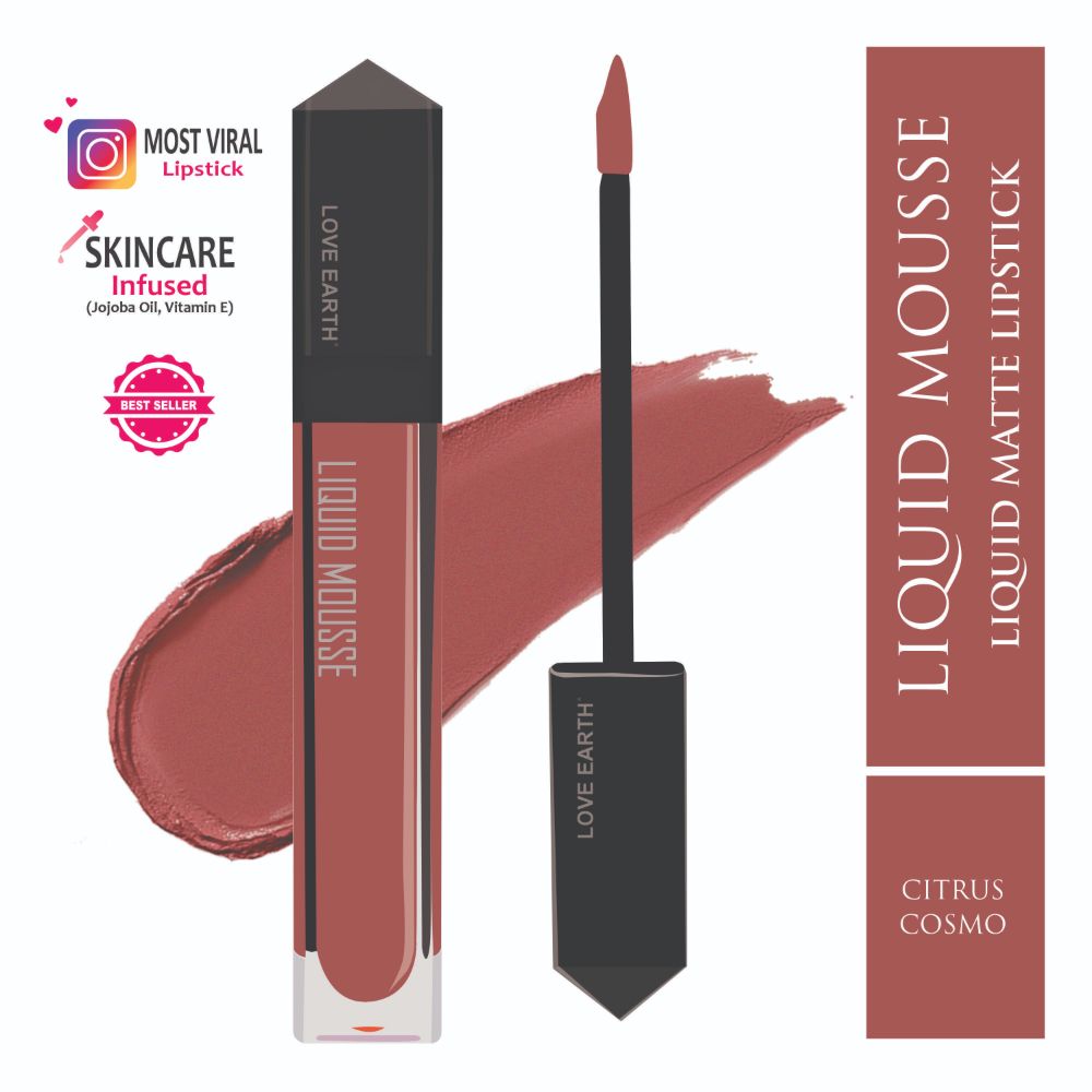 Love Earth Liquid Mousse Lipstick - Citrus Cosmo