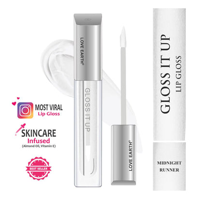 Love Earth Lip Gloss - Midnight Runner (Transparent)