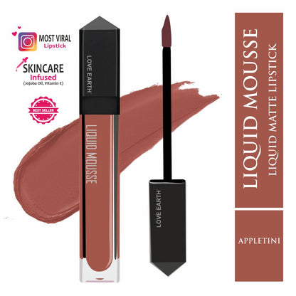 Love Earth Liquid Mousse Lipstick - Appletini