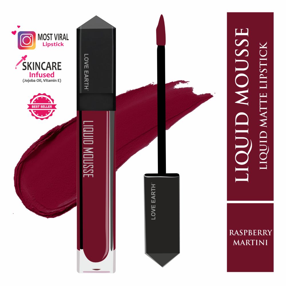 Love Earth Liquid Mousse Lipstick - Raspberry Martini