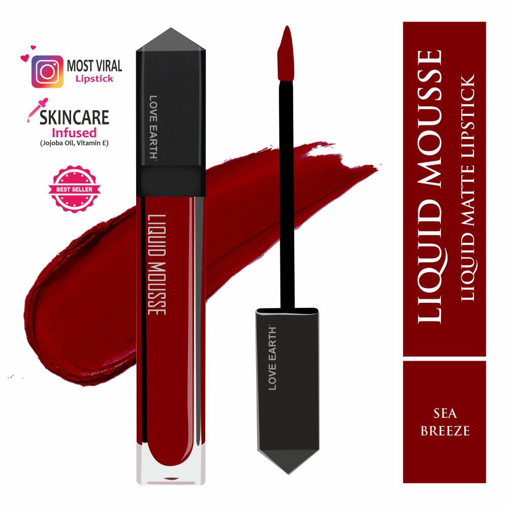 Love Earth Liquid Mousse Lipstick - Sea Breeze