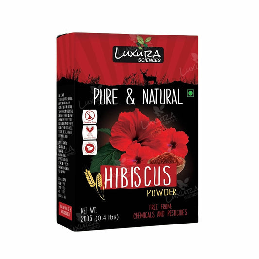 Buy Luxura Sciences Hibiscus Powder For Hair Improvement from DrMediCart, Ship from India to USA