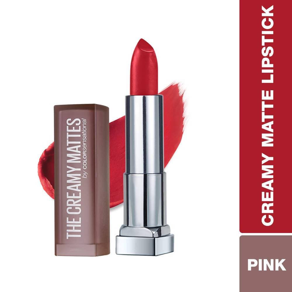 Maybelline New York Color Sensational Creamy Matte Lipstick / 641 Pink my Red - DrMediCart