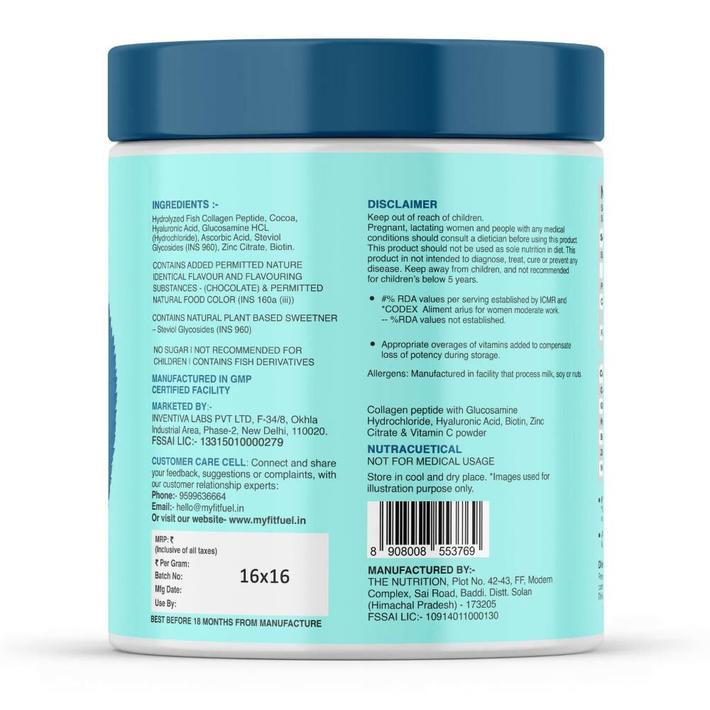 MyFitFuel Hydrolyzed Marine Collagen - Chocolate