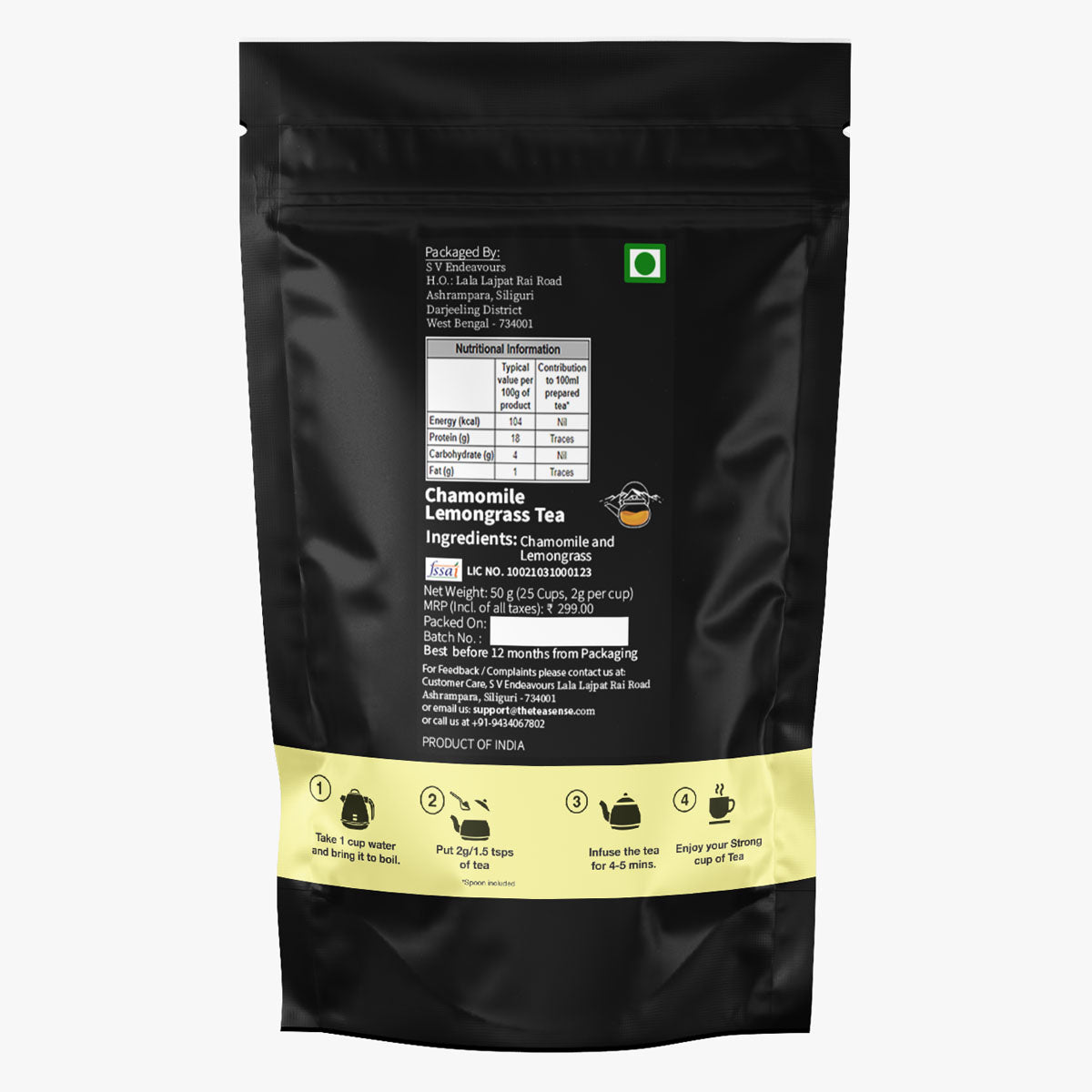 Tea Sense Chamomile Lemongrass Tea - Drmedicart