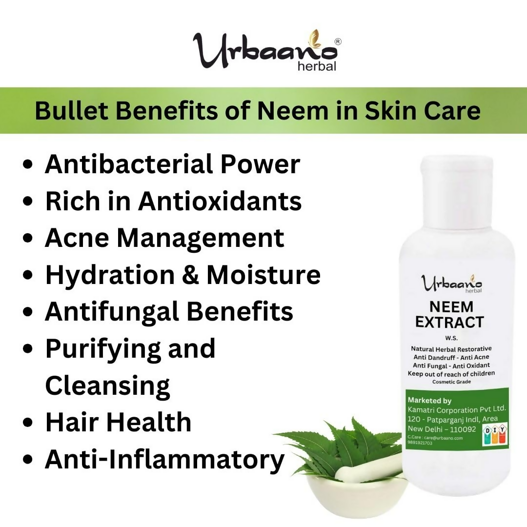 Urbaano Herbal Pure Neem Extract Natural For DIY Skin, Hair & Body Care