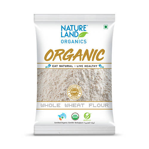 Buy Nature Land Organics Whole Wheat Flour from DrMediCart, Ship from India to USA