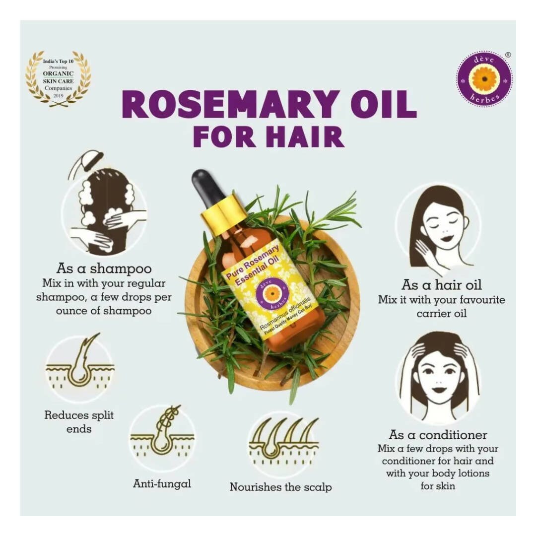 Deve Herbes Pure Rosemary Essential Oil