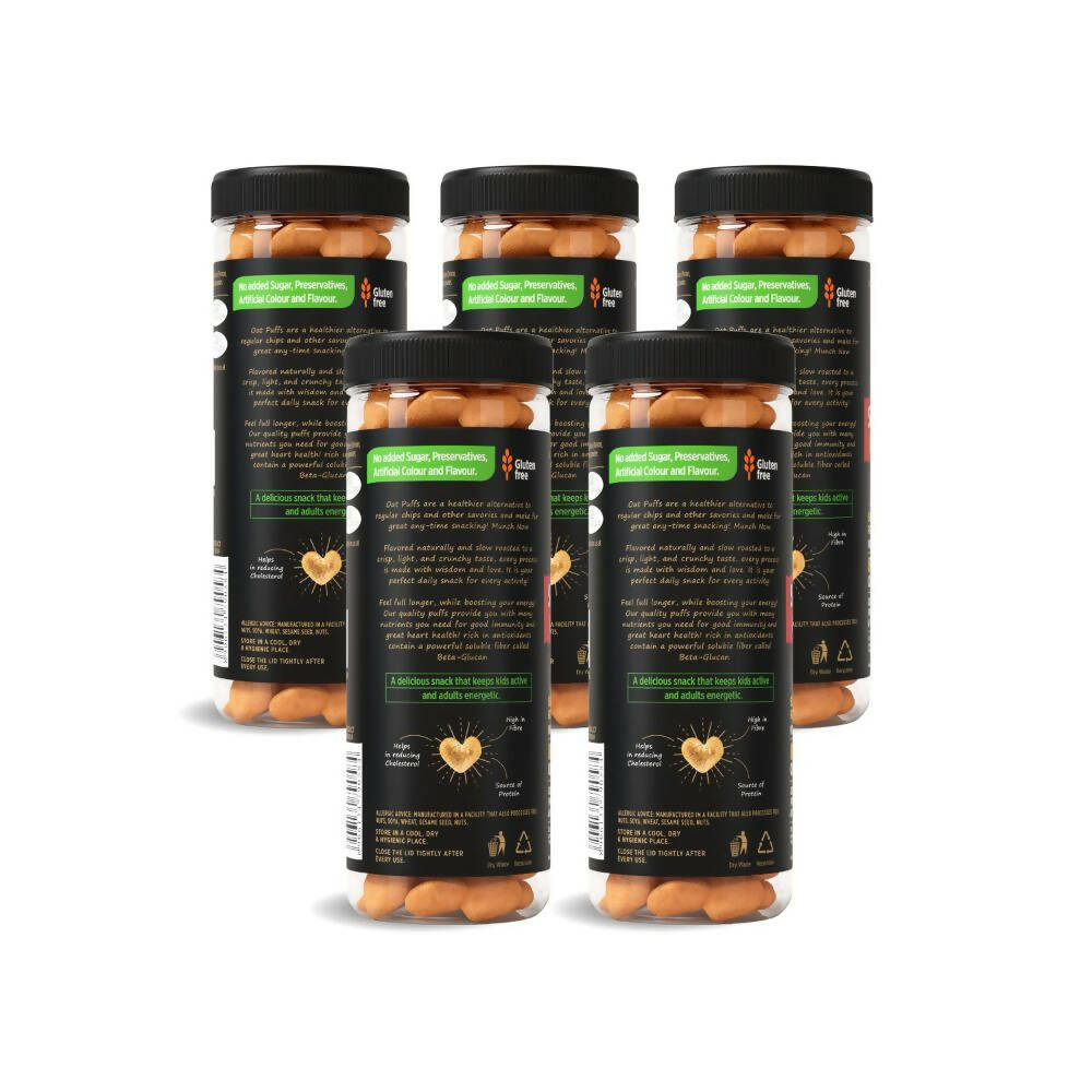 Eatopia Superfoods Oat Puffs - Cheese Tomato