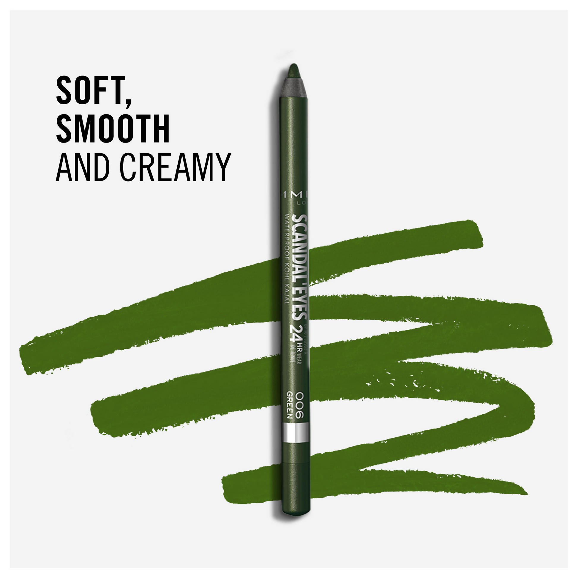 Rimmel London Scandaleyes Waterproof Kohl Kajal Liner - Green