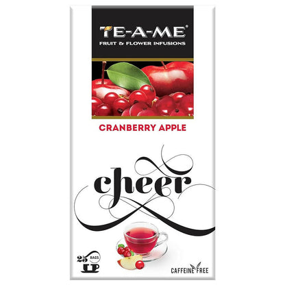 TE-A-ME Cranberry Apple Cheer Infusion Tea Bags