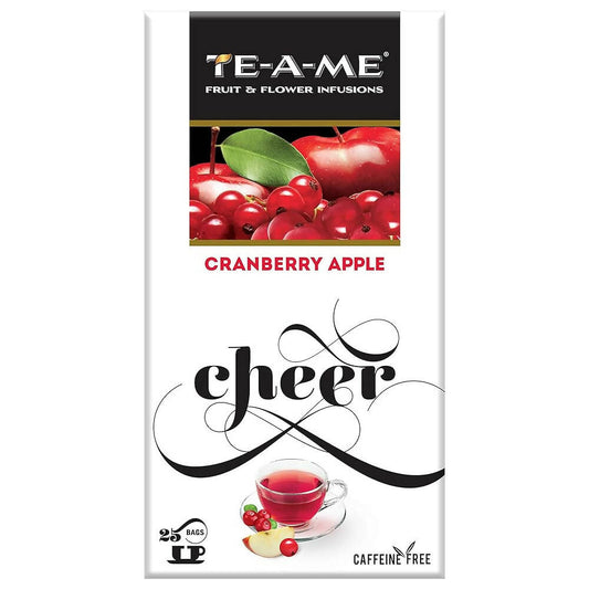 TE-A-ME Cranberry Apple Cheer Infusion Tea Bags