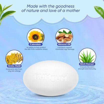 BUMTUM Baby Soap (B4G2 Free) with Goodness of Calendula Extract