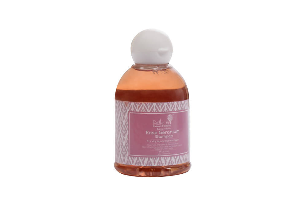 Rustic Art Rose Geranium Shampoo