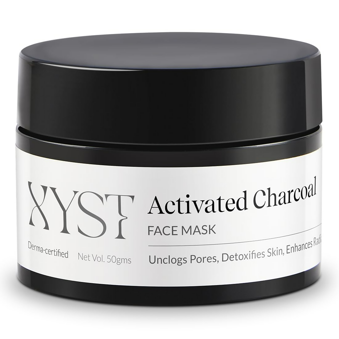 Xyst Derma Certified Activated Charcoal Clay Face Mask