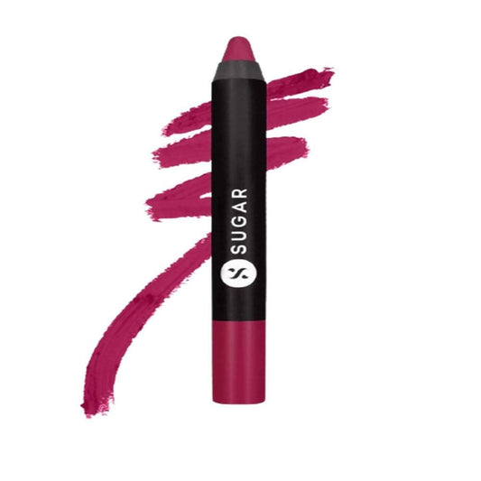 Sugar Matte As Hell Crayon Lipstick - Poppy Adams (Raspberry Pink) - DrMediCart