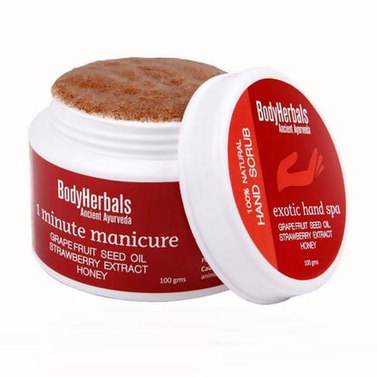 Buy BodyHerbals Hand Scrub, 1 Minute Manicure from DrMediCart, Ship from India to USA