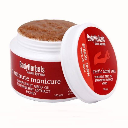 Buy BodyHerbals Hand Scrub, 1 Minute Manicure from DrMediCart, Ship from India to USA