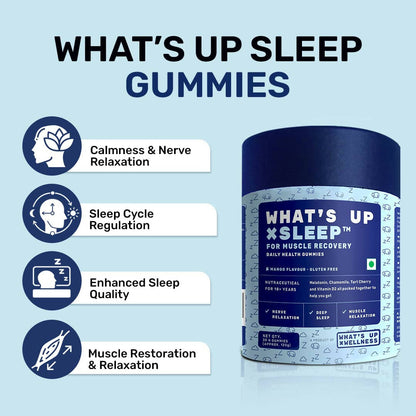 What’s Up Wellness Sleep For Muscle Recovery Gummies