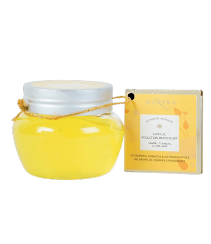 Buy Mantra Herbal Face Gel Pollution Defense Spf+ Sandal Turmeric & Pure Aloe from DrMediCart, Ship from India to USA