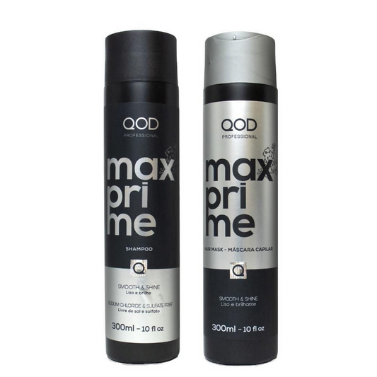 QOD Professional Max Prime After Treatment Shampoo & Hair Mask Combo