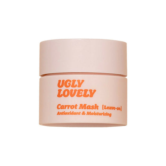 The Face Shop Vegan Ugly Lovely Carrot Sleeping Mask - Korean Moisturizer with Panthenol & Vitamin E