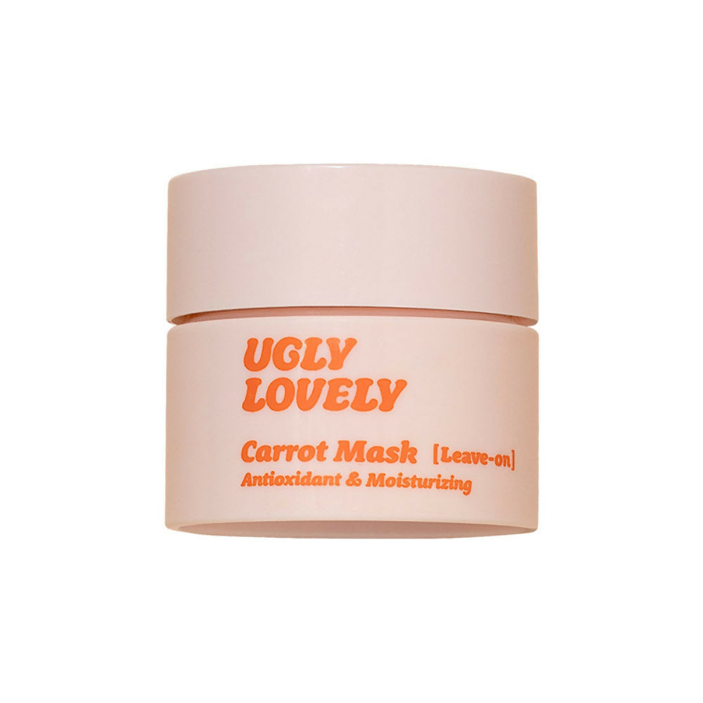 The Face Shop Vegan Ugly Lovely Carrot Sleeping Mask - Korean Moisturizer with Panthenol & Vitamin E