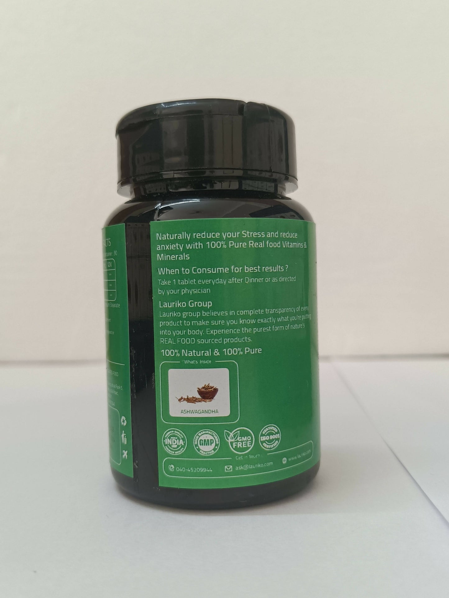Laurik Ashwagandha Tablets With 5% Withanolides Ashwagandha For Natural Vitality For Men & Women