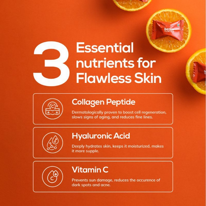 Better Nutrition Flawless Skin Gummies for Skin Hydration, Glowing Skin & Elasticity