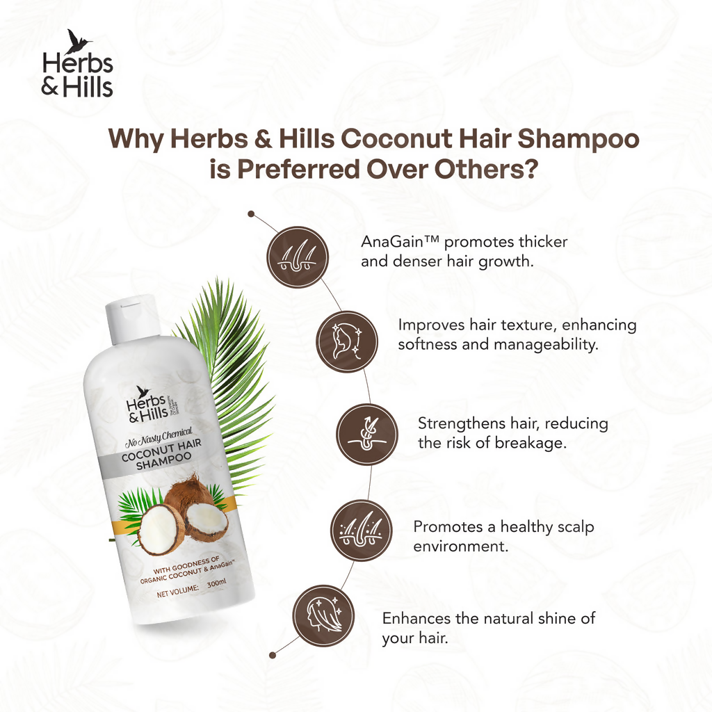 Herbs & Hills Coconut Hair Shampoo