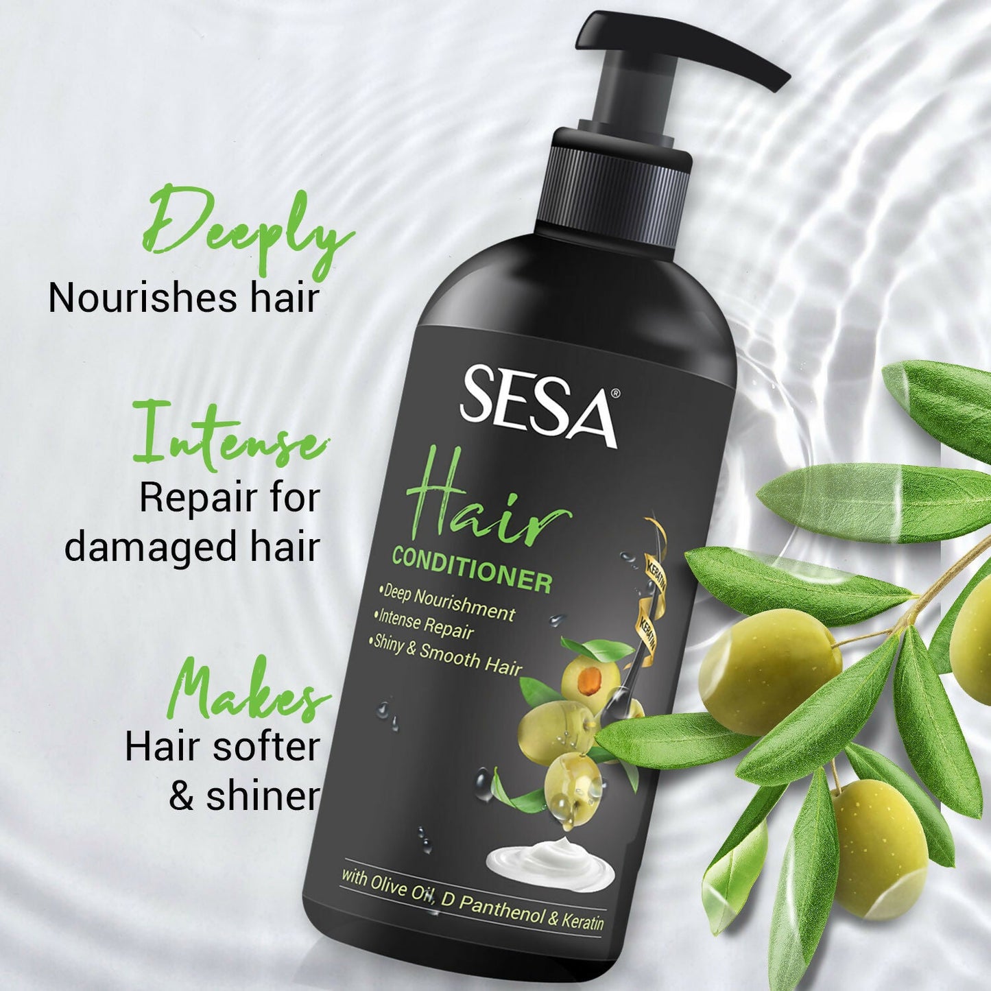 Sesa Ayurvedic Hair Conditioner For Dry Frizzy Hair Deep Nourishment For Soft Shiny Hair