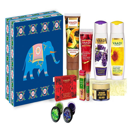 Buy Vaadi Herbals Luxurious Beauty Herbal Gift Set from DrMediCart, Ship from India to USA