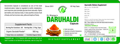 Dr. Bhargav’s Daruhaldi Capsules