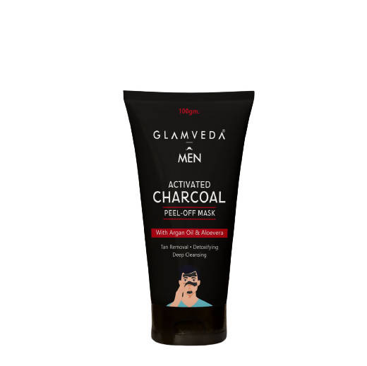 Buy Glamveda Men Activated Charcoal Peel Off Mask from DrMediCart, Ship from India to USA