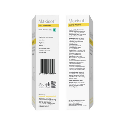 Maxisoft Baby Shampoo Pure & Gentle Tears Free Formula pH 5.5