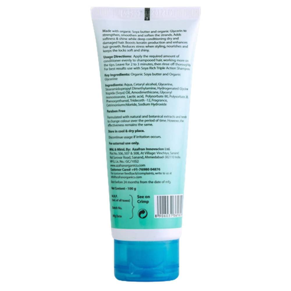 Azafran Organics Soya Rich Triple Action Intense Moisturizing Conditioner - DrMediCart