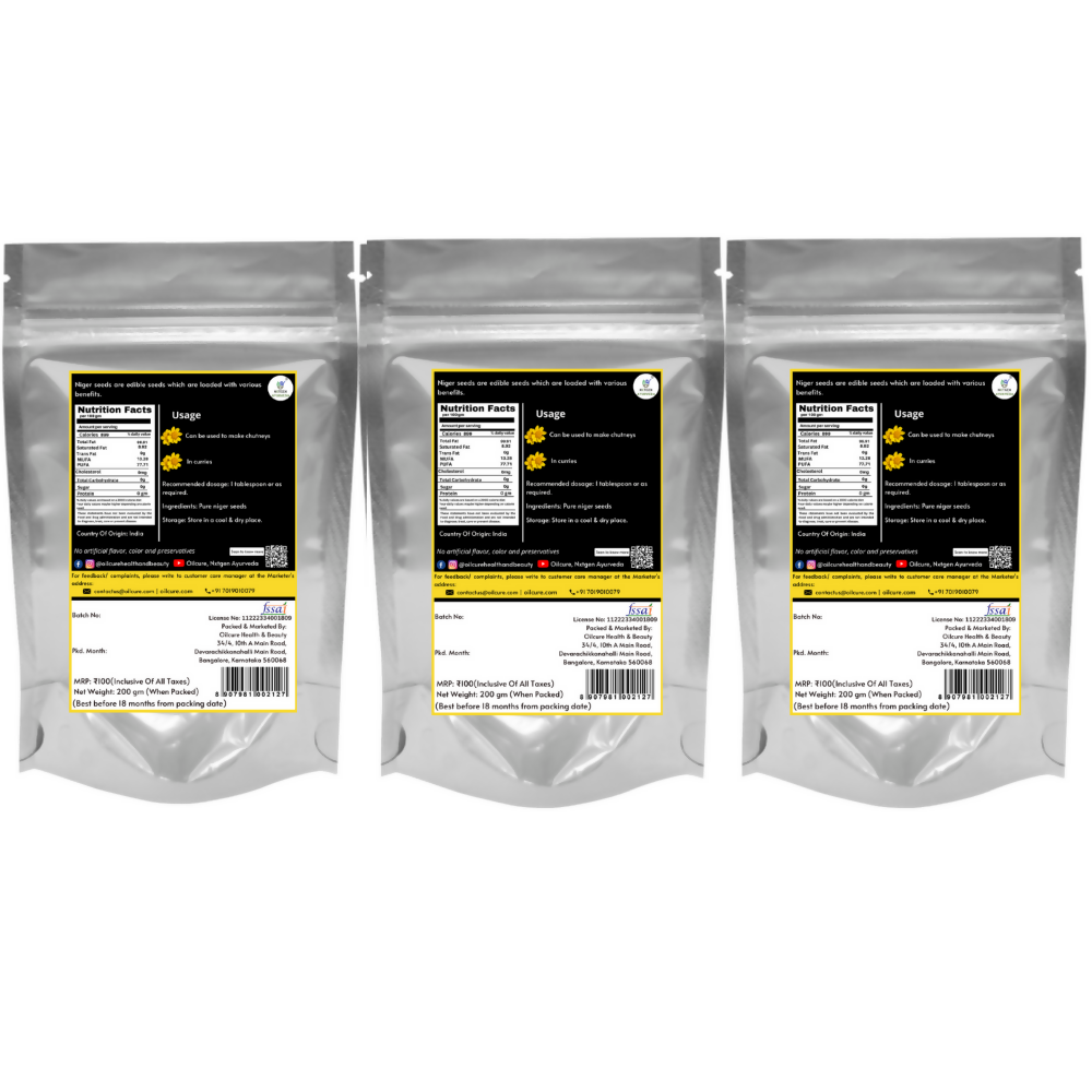 Nxtgen Ayurveda Niger Seeds Raw