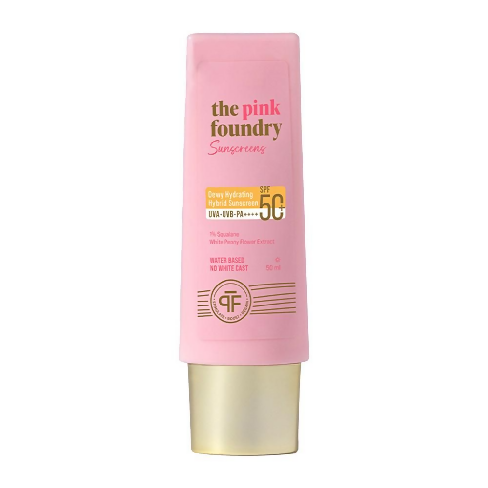 The Pink Foundry Dewy Hydrating Hybrid Sunscreen SPF 50+