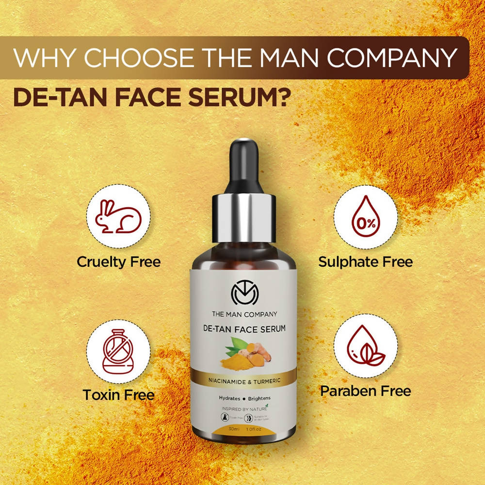 The Man Company De-Tan Face Serum - Drmedicart