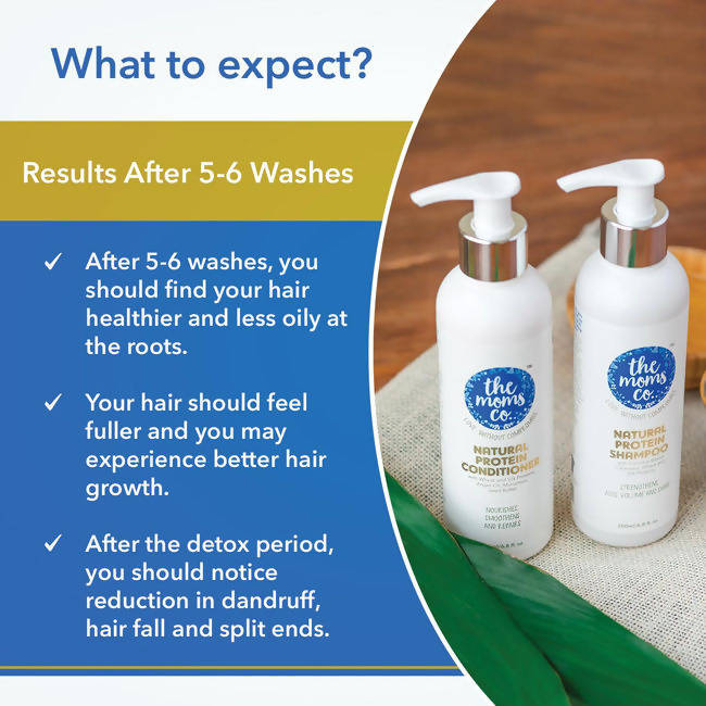 The Moms Co Anti Hair Fall 3-Step Protein Kit - Drmedicart