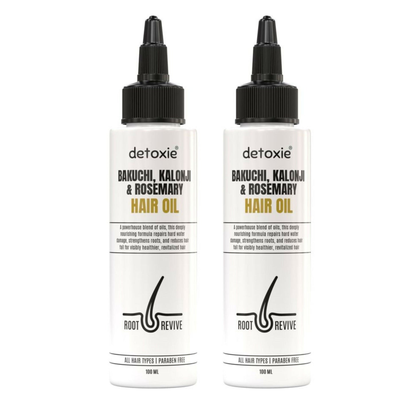 Detoxie Bakuchi Kalonji & Rosemary Hair Oil