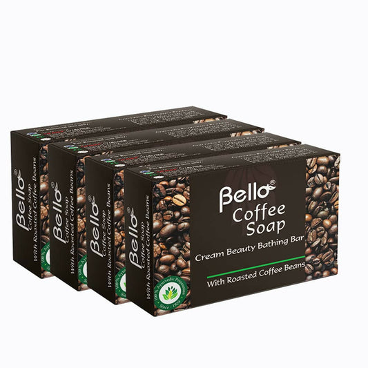 Buy Bello Herbals Coffee Soap | Cream Beauty Bathing Bar from DrMediCart, Ship from India to USA